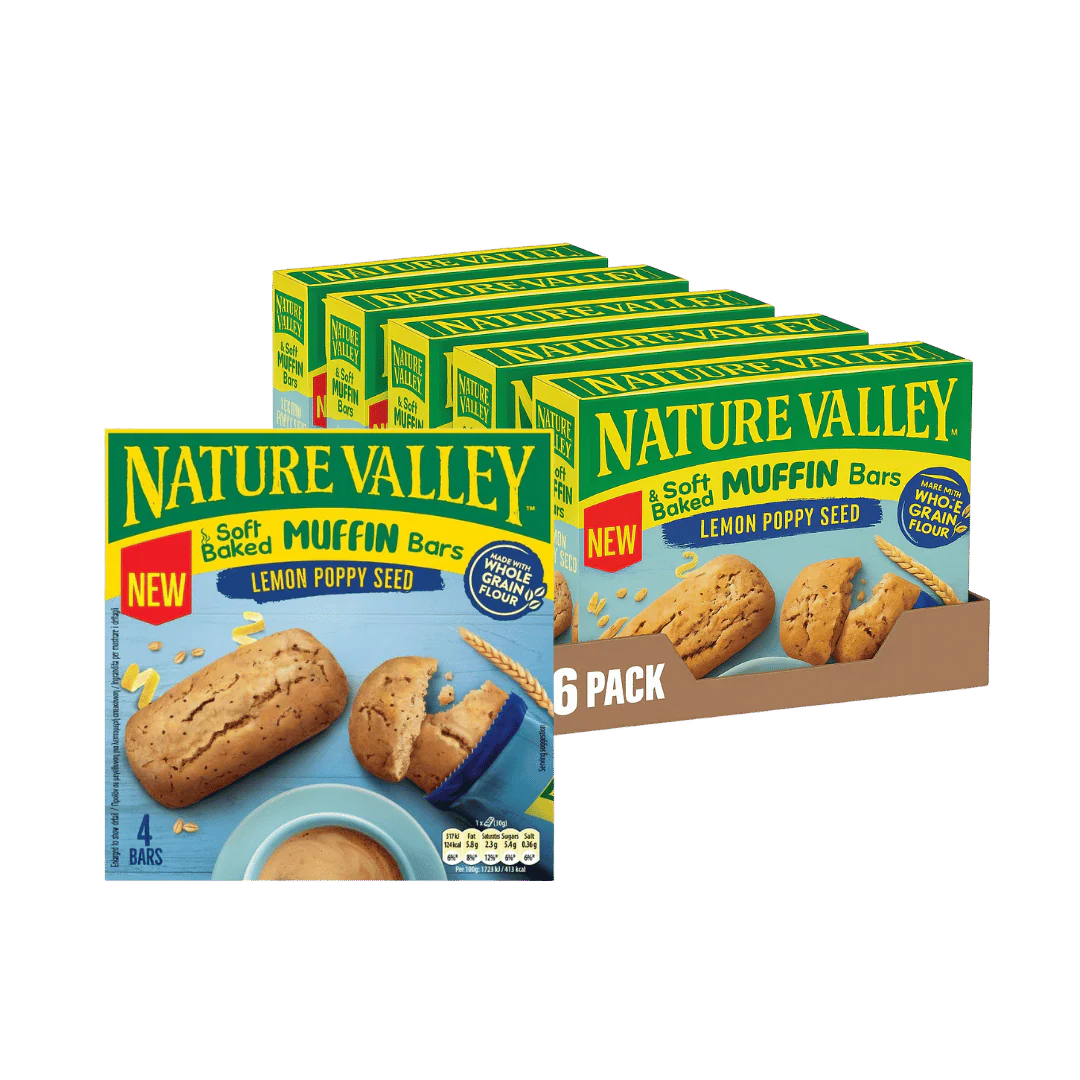 Nature Valley Lemon Poppy Seed Soft Baked Muffin Bars