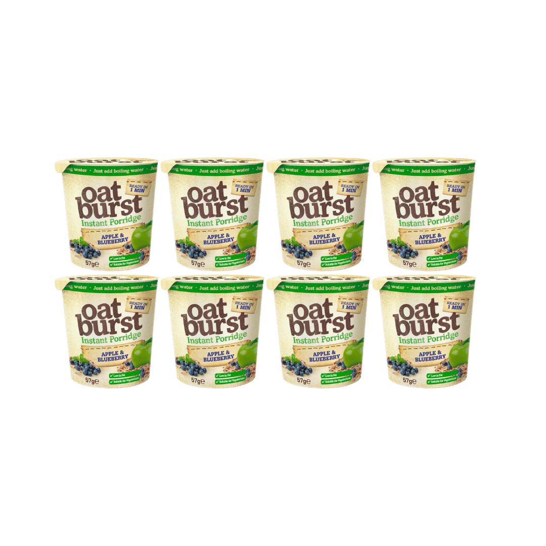 Oatburst Apple & Blueberry Flavour Instant Porridge Pots