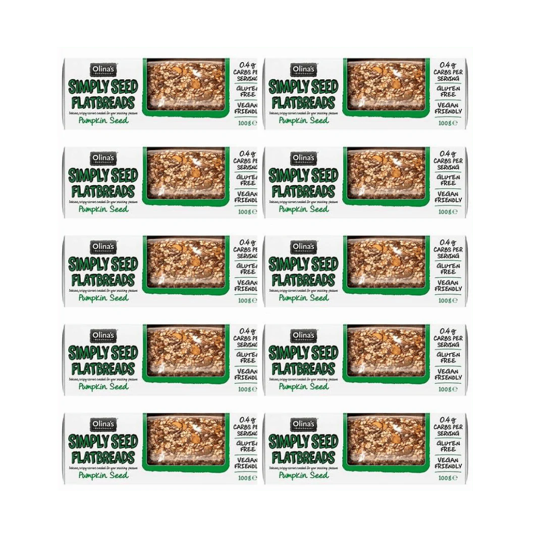 Olinas Seeded Flatbread Gluten Free Pumpkin Seed