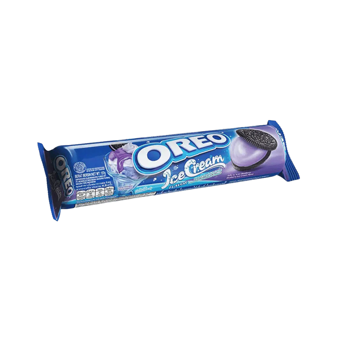 Oreo Blueberry Ice Cream Cookies