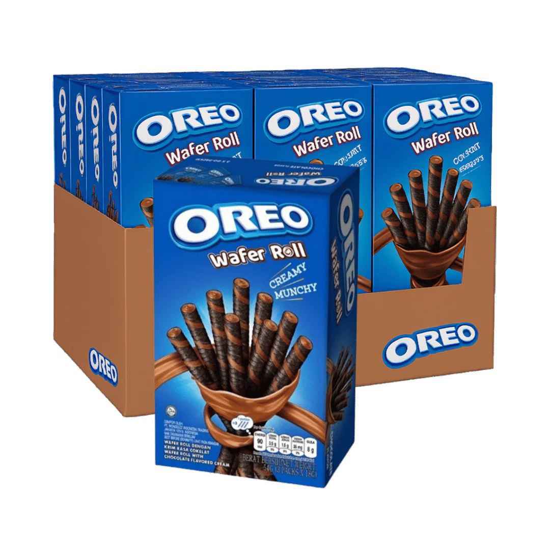 Oreo Chocolate Wafer Rolls