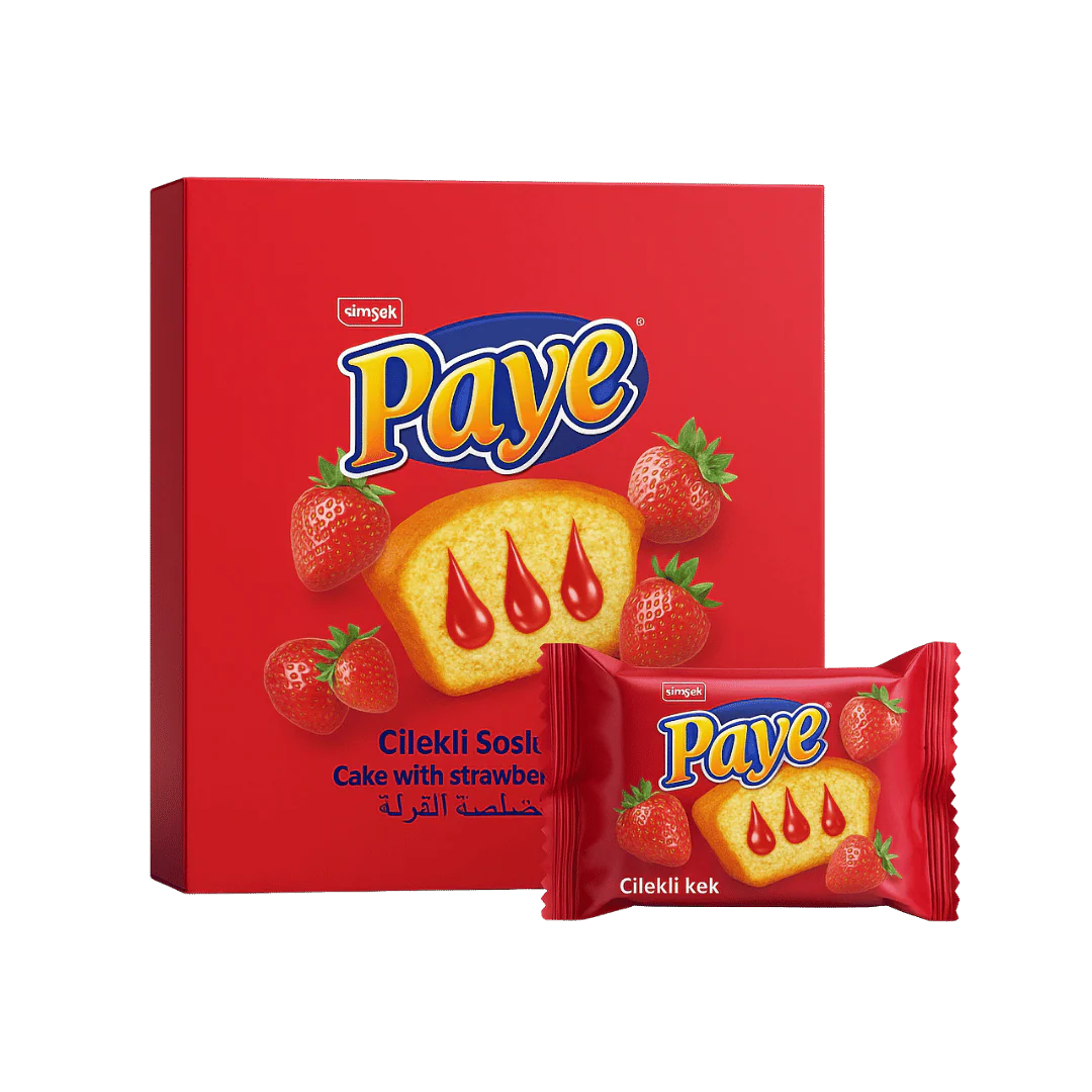 Paye Cake With Strawberry Cakes