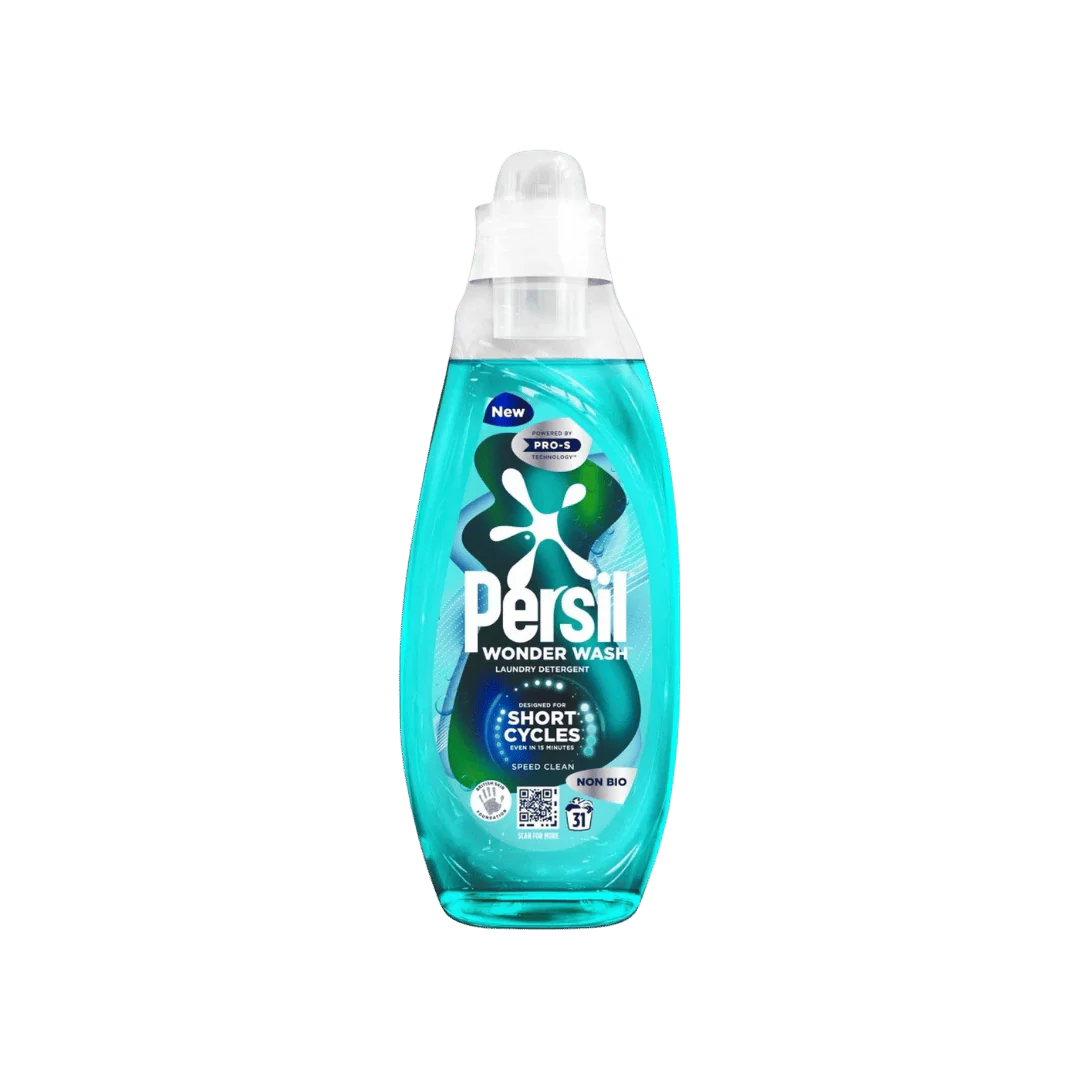 Persil Wonder Wash Non Bio Liquid Detergent Speed Clean 31 Washes