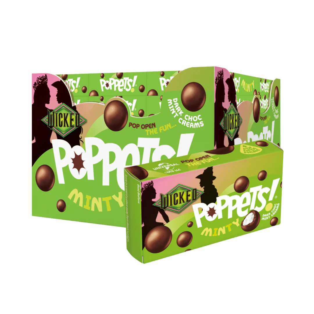 Poppets Minty Dark Chocolate Mint Cream
