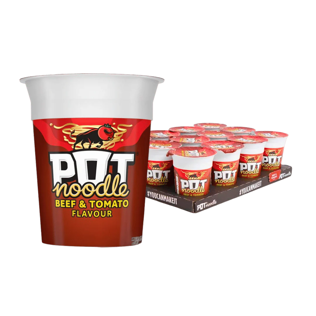 Pot Noodle Beef & Tomato