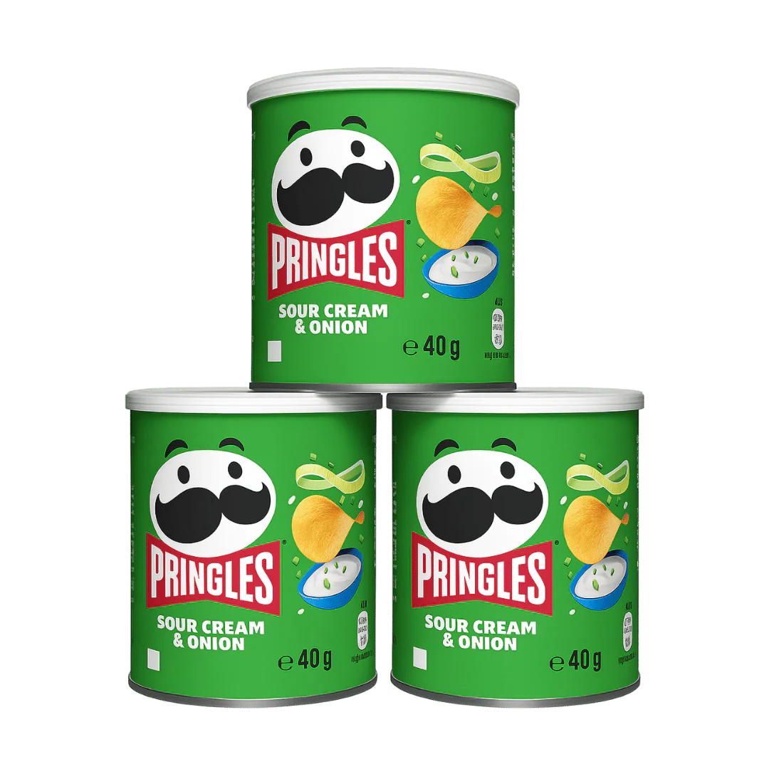Pringles Sour Cream & Onion Triple Pack