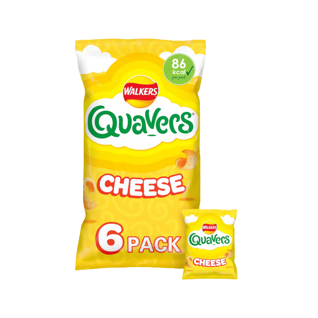 Walkers Quavers Cheese Multipack Crisps