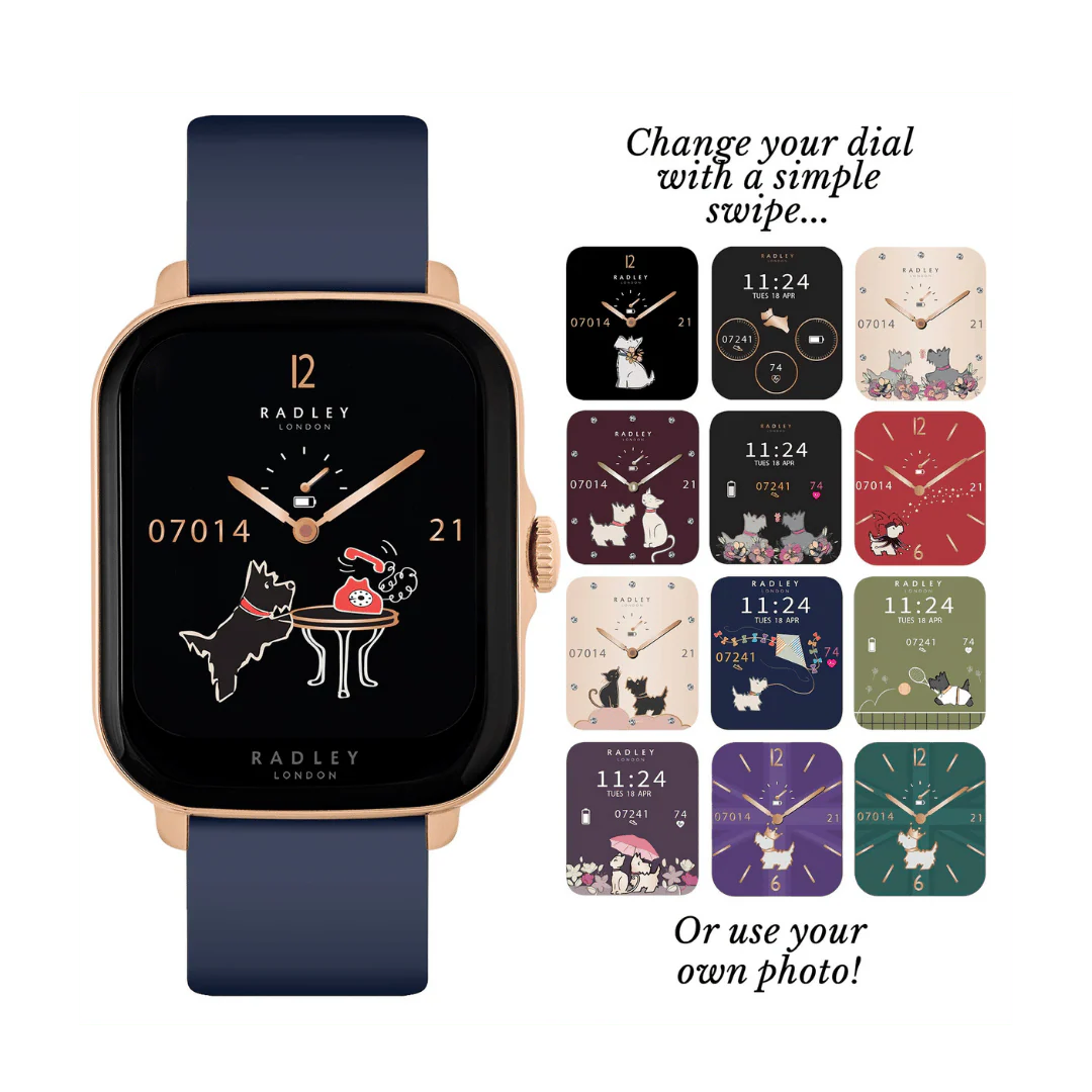 Radley Ladies Series 20 Navy Smart Watch - Image 2
