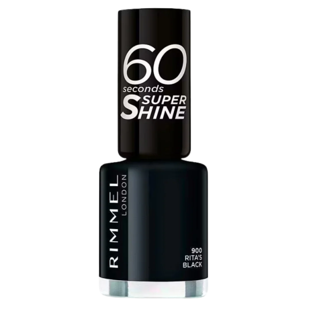 Rimmel 60 Seconds Super Shine Black Nail Polish
