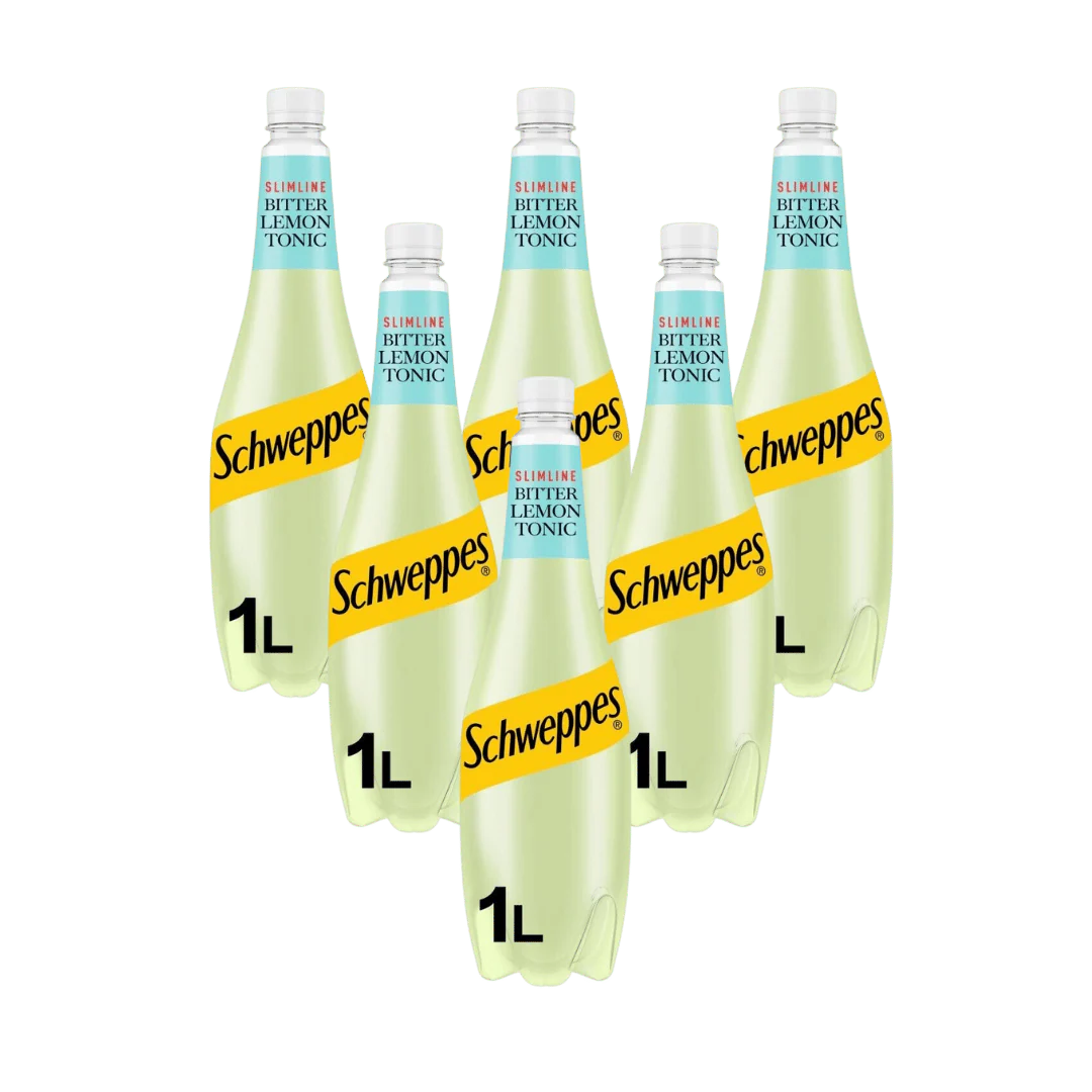 Schweppes Slimline Bitter Lemon 6x 1L