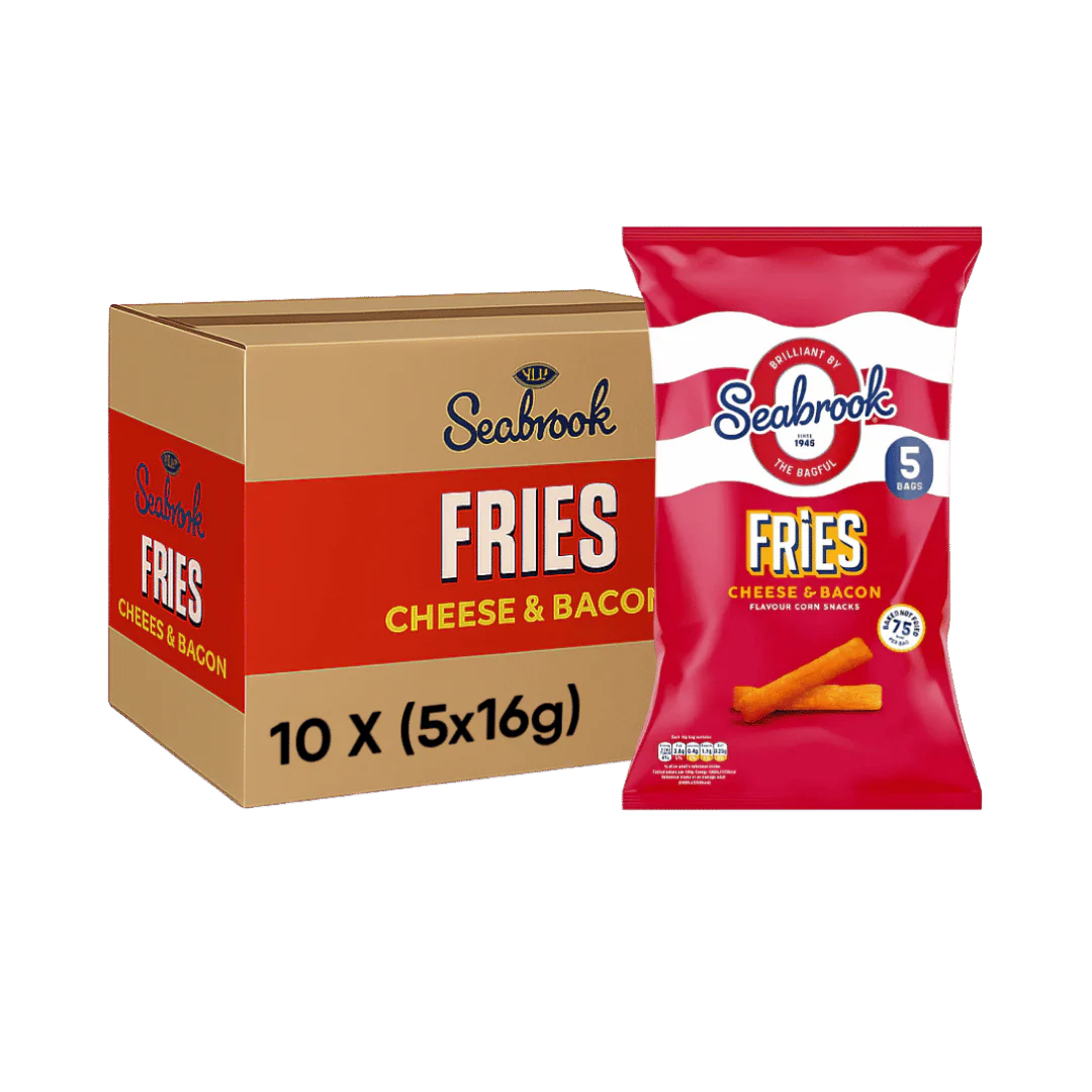 Seabrook Cheese & Bacon Flavour Fries