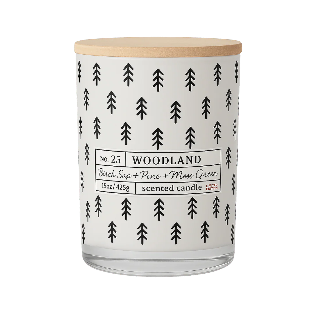 Large Festive Woodland Fragrance Jar Candle