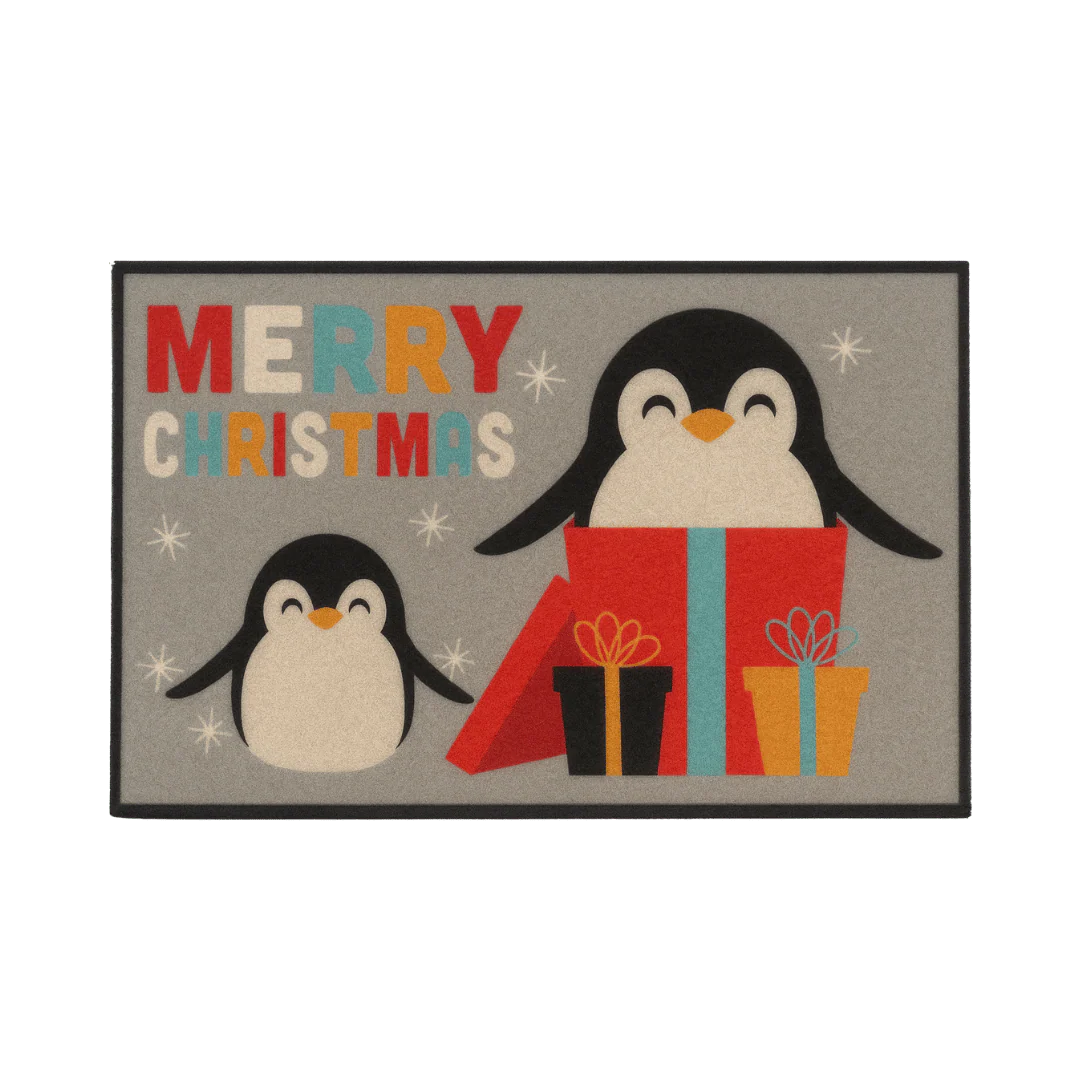 Christmas Theme Machine Washable Door Mat - Image 2