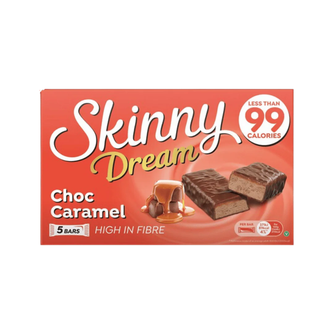 Skinny Dream Chocolate Caramel Bars