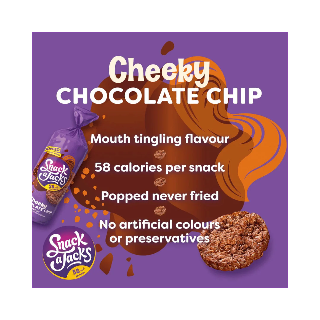 Snack a Jacks Jumbo Chocolate Chip Rice Cakes - Image 2