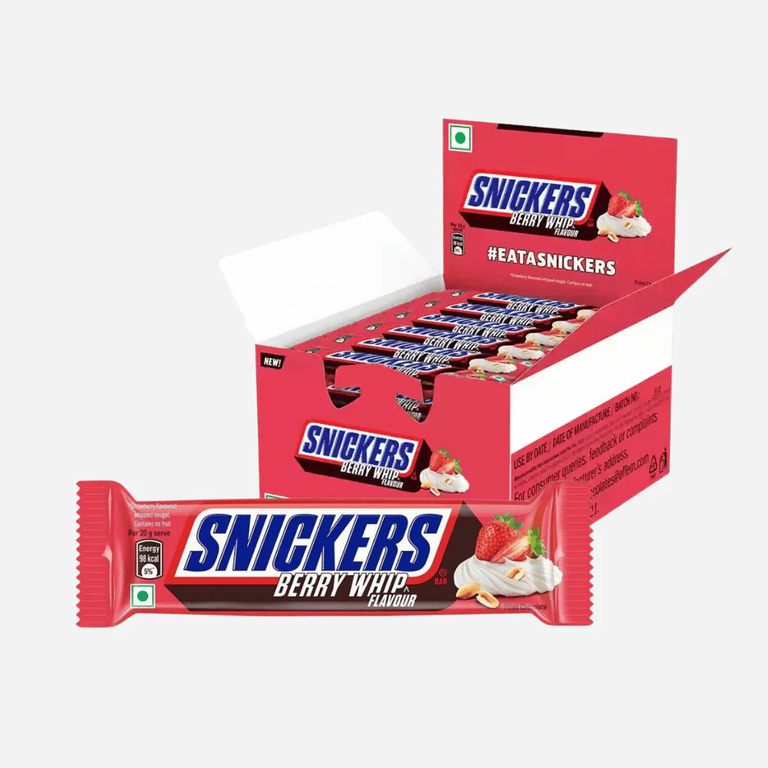 Snickers Berry Whip Flavour Chocolate Bars