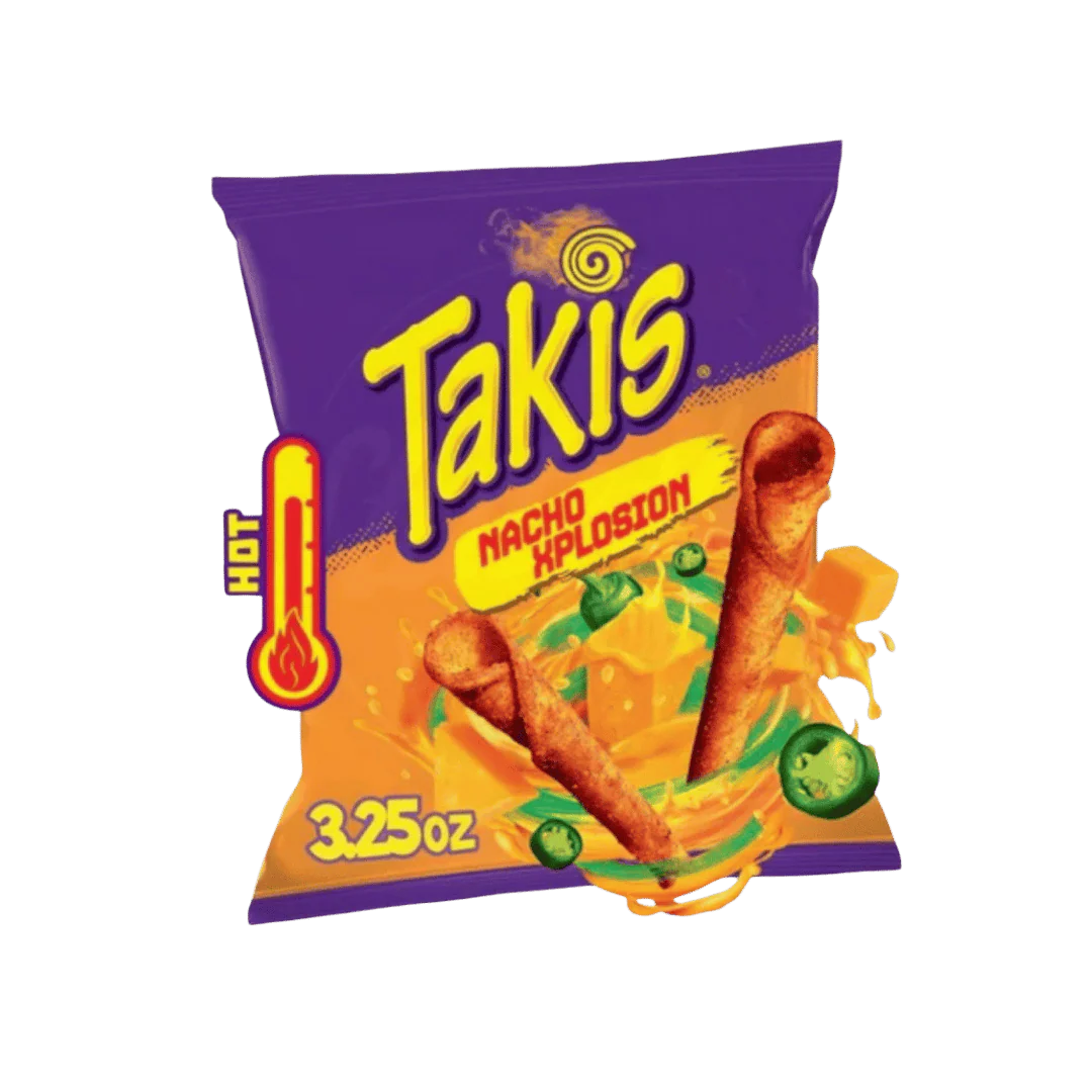 Takis Nacho Xplosion Rolled Tortilla Chips