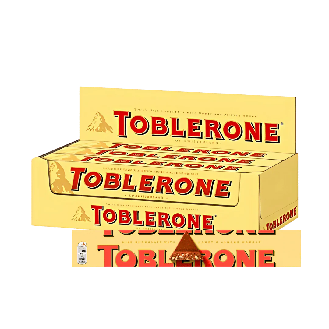 Toblerone Milk Chocolate With Honey & Almond Nougat