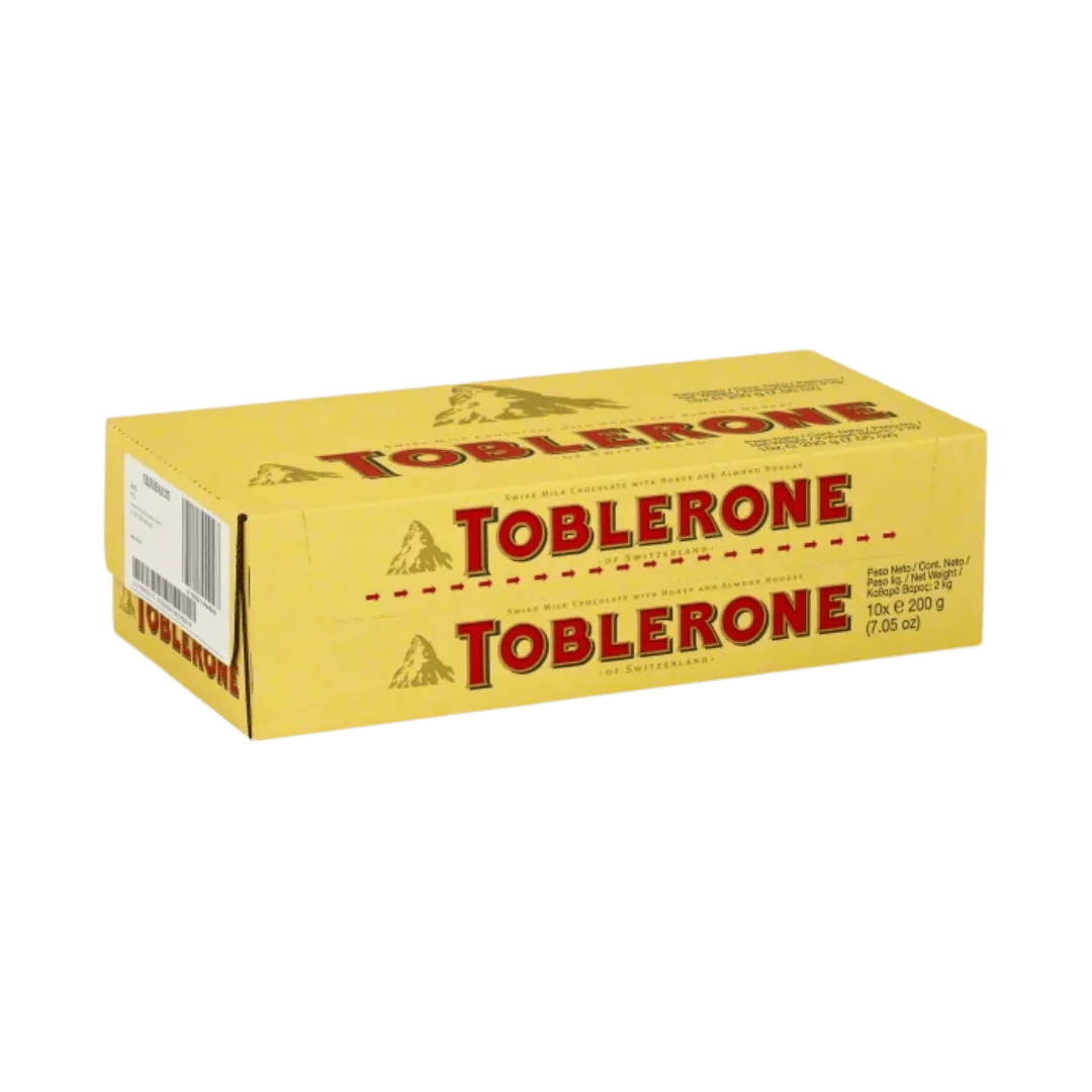 Toblerone Milk Chocolate With Honey & Almond Nougat - Image 2