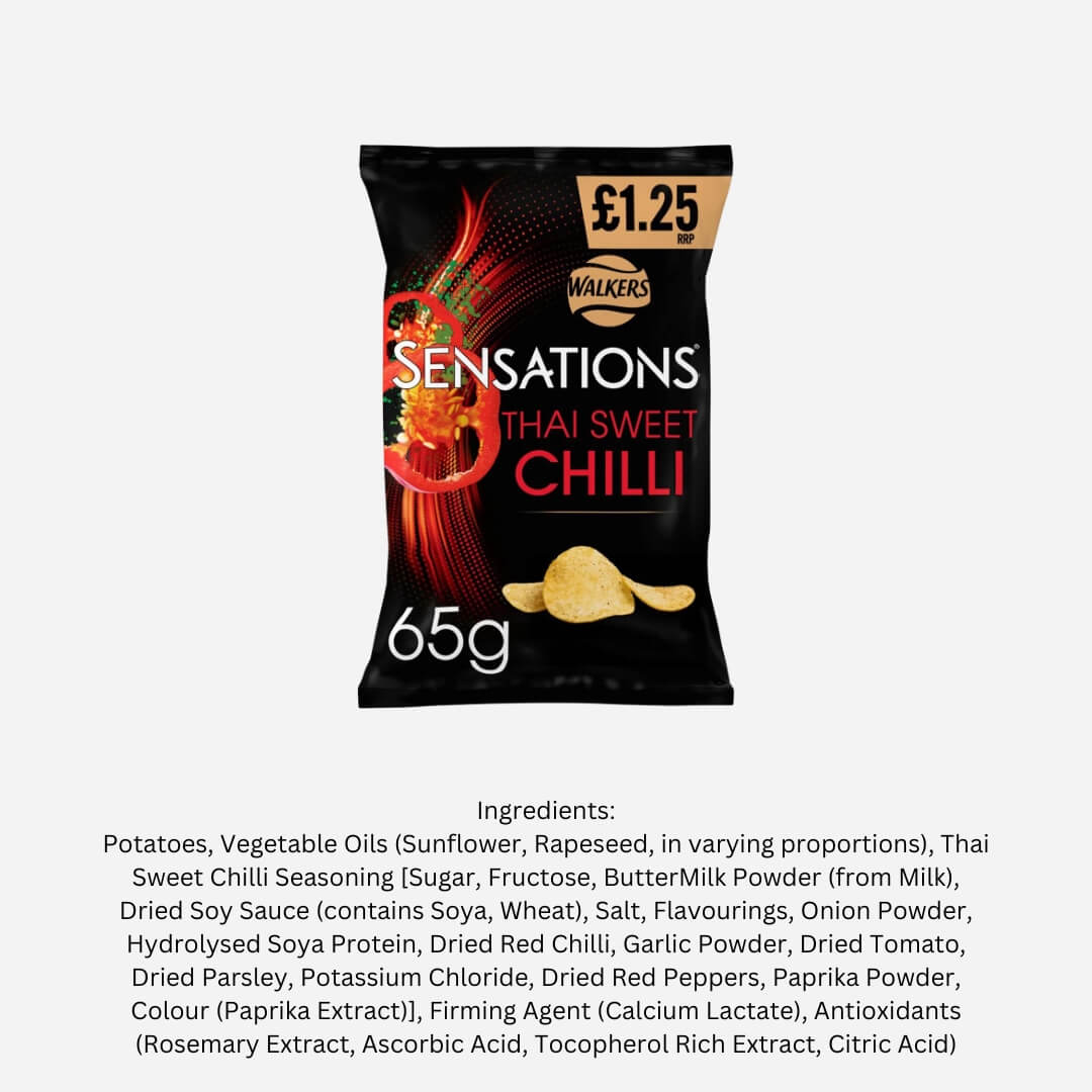 Walkers Sensations Thai Sweet Chilli Flavour - Image 2
