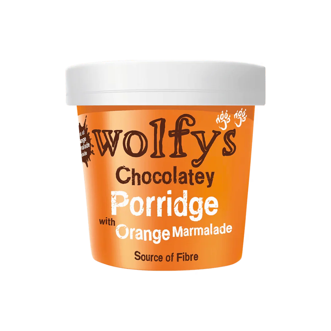 Wolfy's Chocolatey Porridge with Orange Marmalade